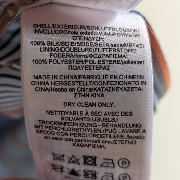 Brooks Brothers Georgette Silk Shirt Dress *missing belt - Picture 10 of 12